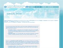 Tablet Screenshot of loisirsetvacances.com